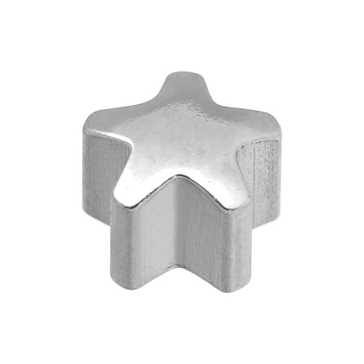 Caflon Regular Assorted Bezel White Star Earring Studs - 12 Pack