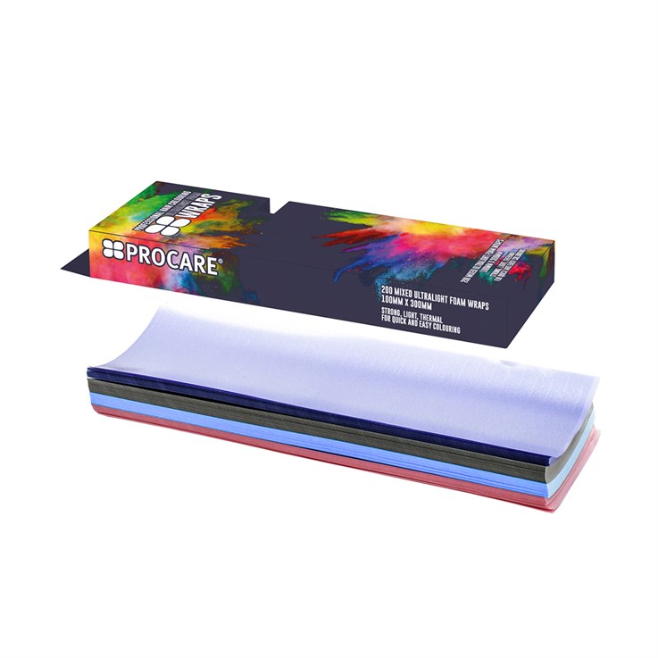 Procare Ultralight Foam Hair Colouring Wraps - 30cm x 200 