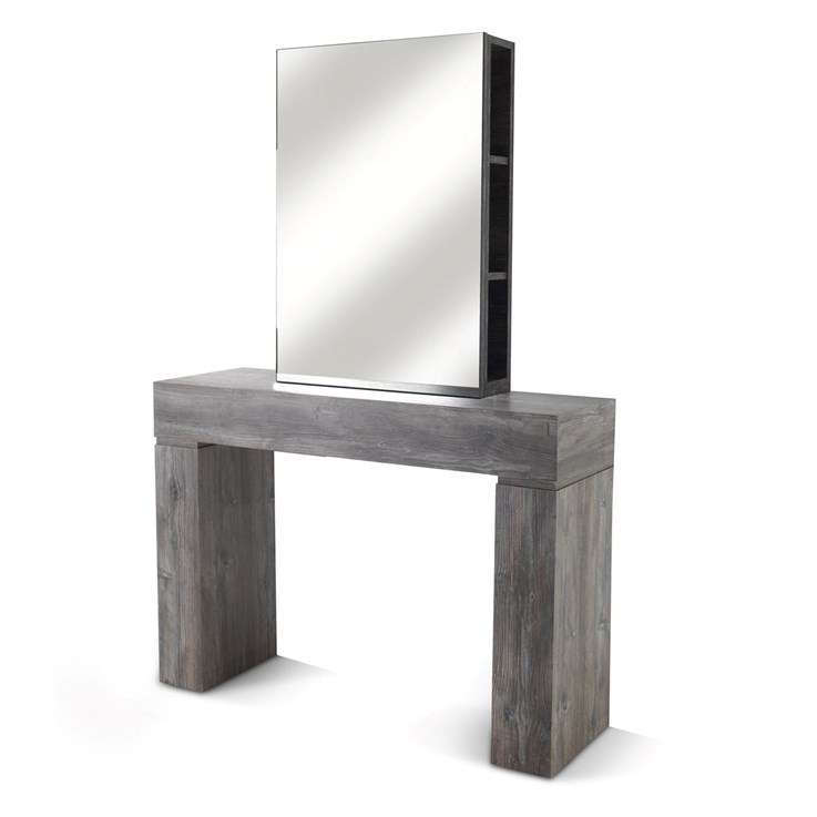 REM Oasis Six Position Island Styling Unit - Storage Mirror