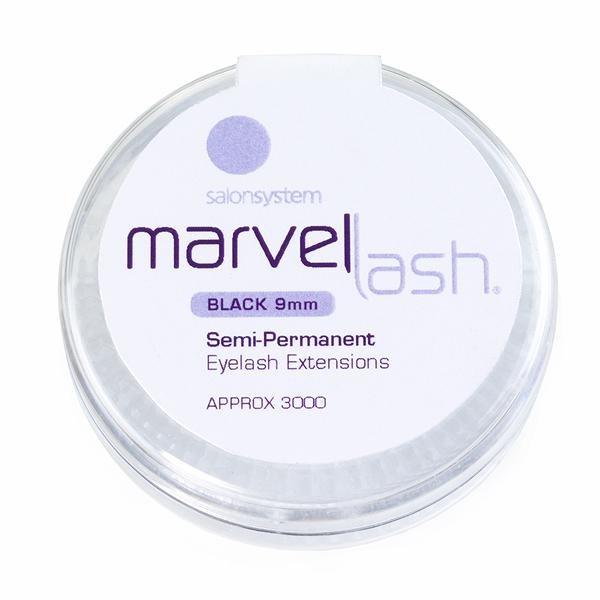 Salon System Marvelash Lashes 9mm Black