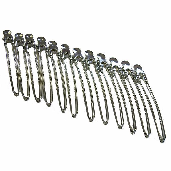 Hair Tools Silver Control Clips – Pack of 12