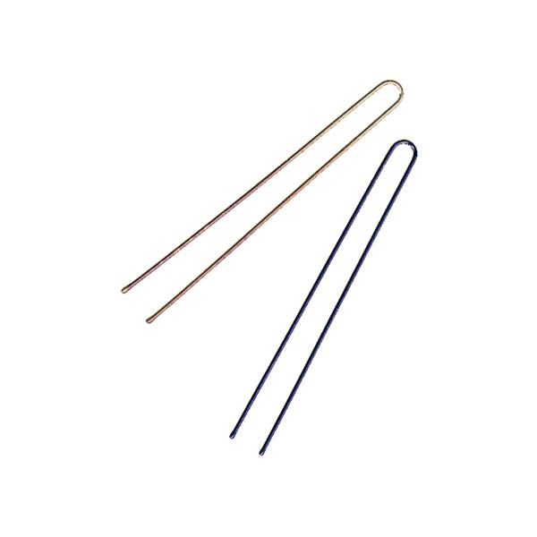 Hair Tools 2.5" Plain Pins Brown 500 Pack