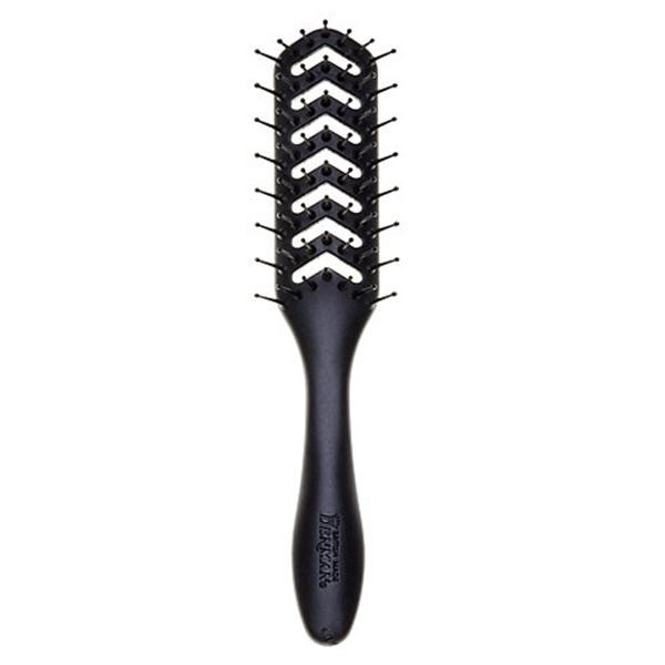 Denam Hyflex Pewter Skeleton Vent Hair Brush D200