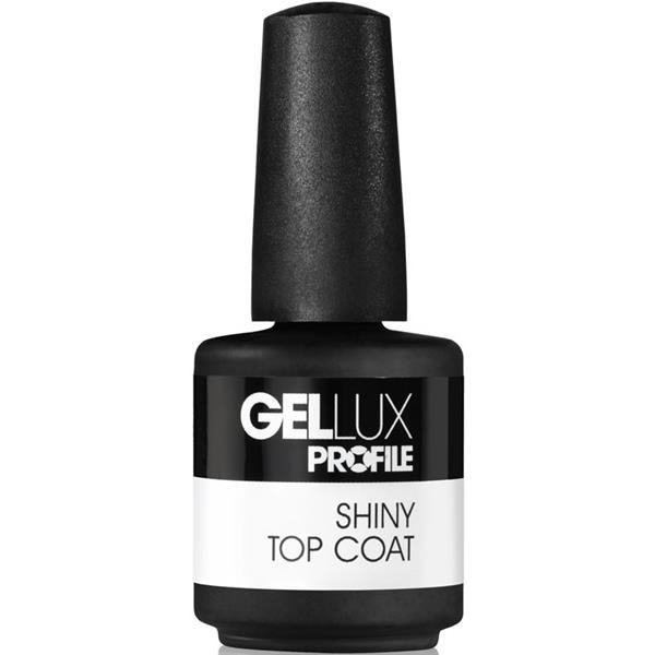 Salon System Profile Gellux Shiny Nail Top Coat - 15ml