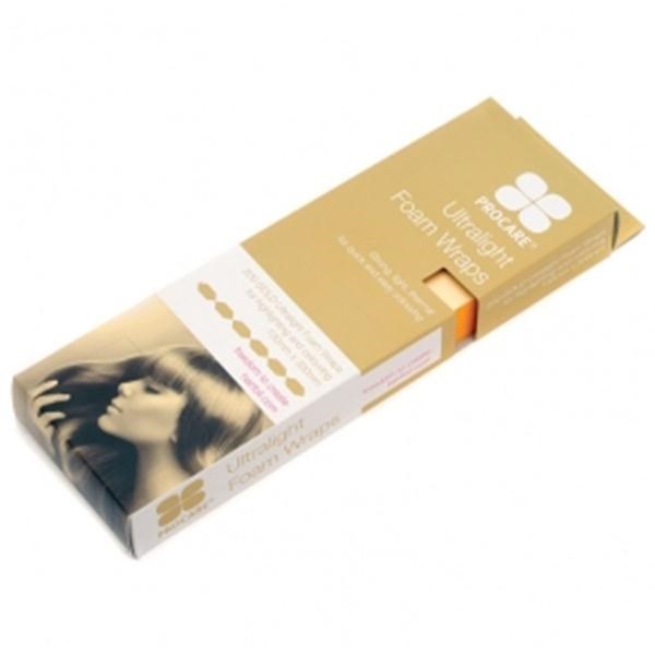Procare Foil Ultra Light Foam Gold Meche Hair Wraps - 200 Sheets