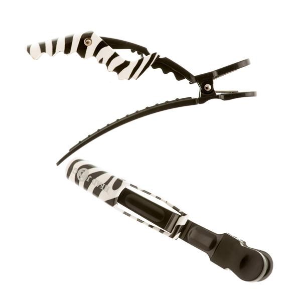 Head Jog Dino Klipz Zebra Hair Clips - 4 Pack
