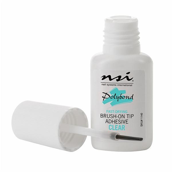 NSI Polybond Brush-On Nail Adhesive Glue - 1/4 oz