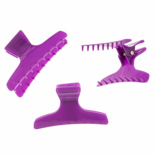 Purple Butterfly Clamps - Large