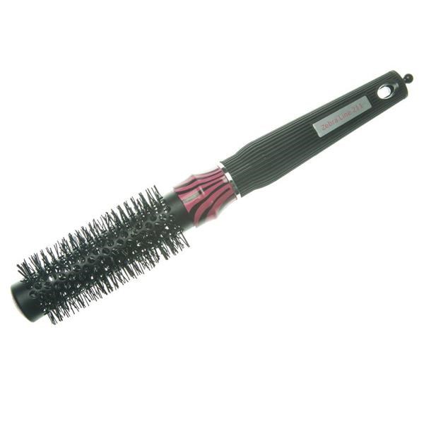 Pink Zebra Heat Retainer 25mm Hair Brush