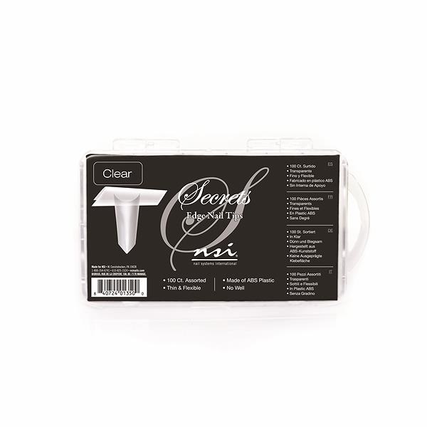 NSI Secrets Nail Art Edge Tips 100 Pack
