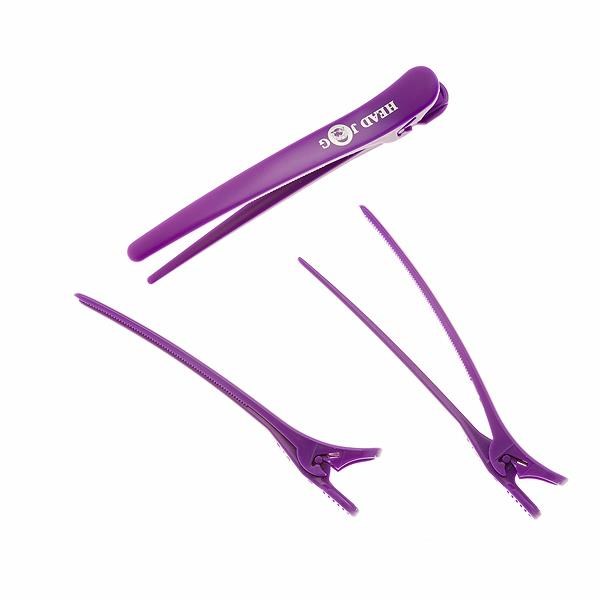 Hair Tools Klip-Itz Purple - Pack of 6