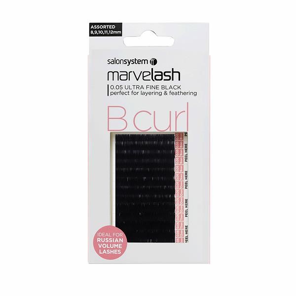 B Curl Lashes 0.05 Assorted Black