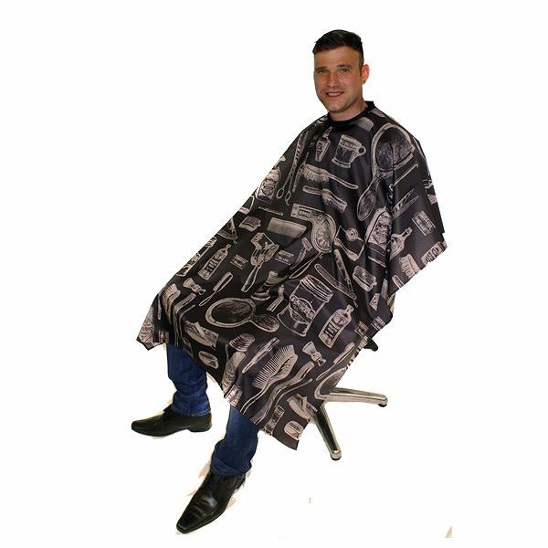 Hair Tools Vintage Barber Gown-Charcoal