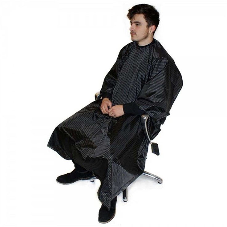 Hair Tools Barber Pin Stripe Gown 