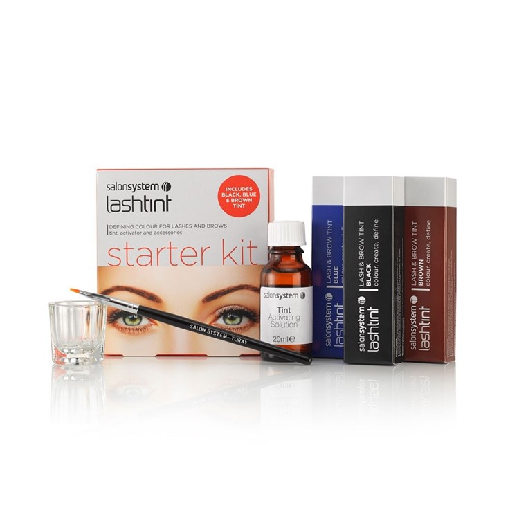 Salon System Eyelash Dye Starter Kit 15ml