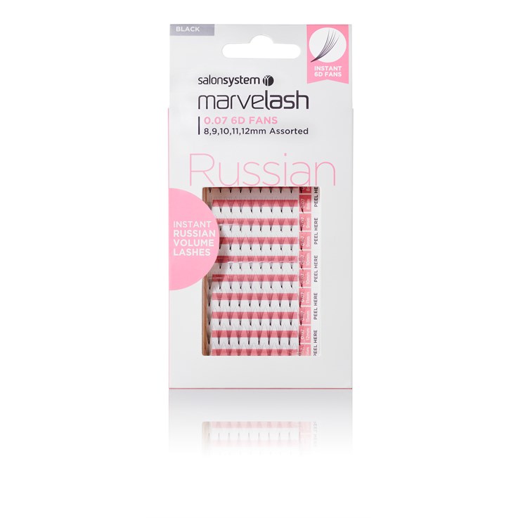 Salon System Marvelash Russian 6D Fans Assorted Lengths