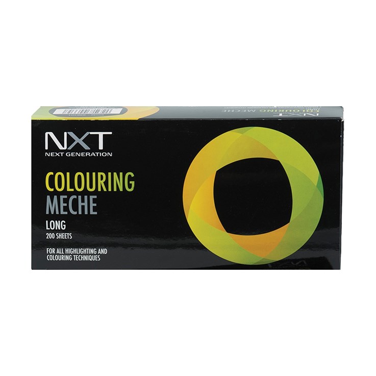 NXT Hair Colouring Long Meche Sheets x 200 Pack