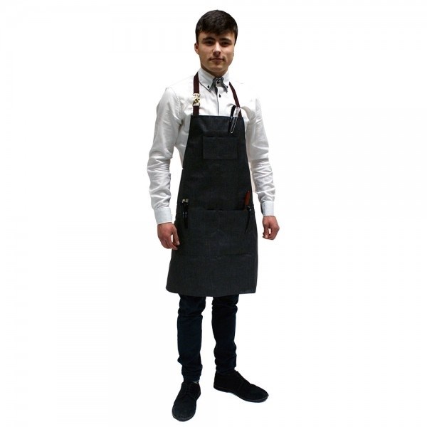 Barber Apron Charcoal