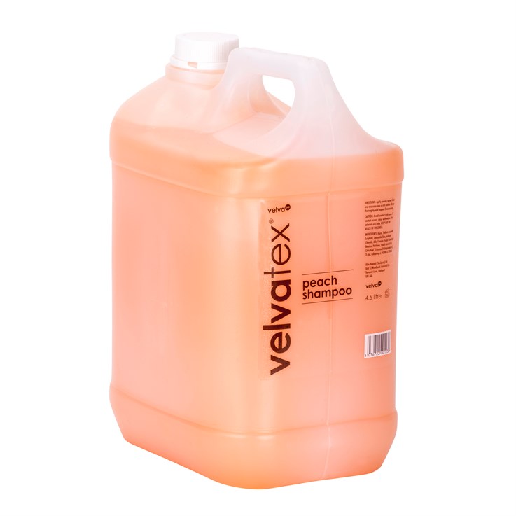 Velvatex Peach Backwash Shampoo - 4.5L