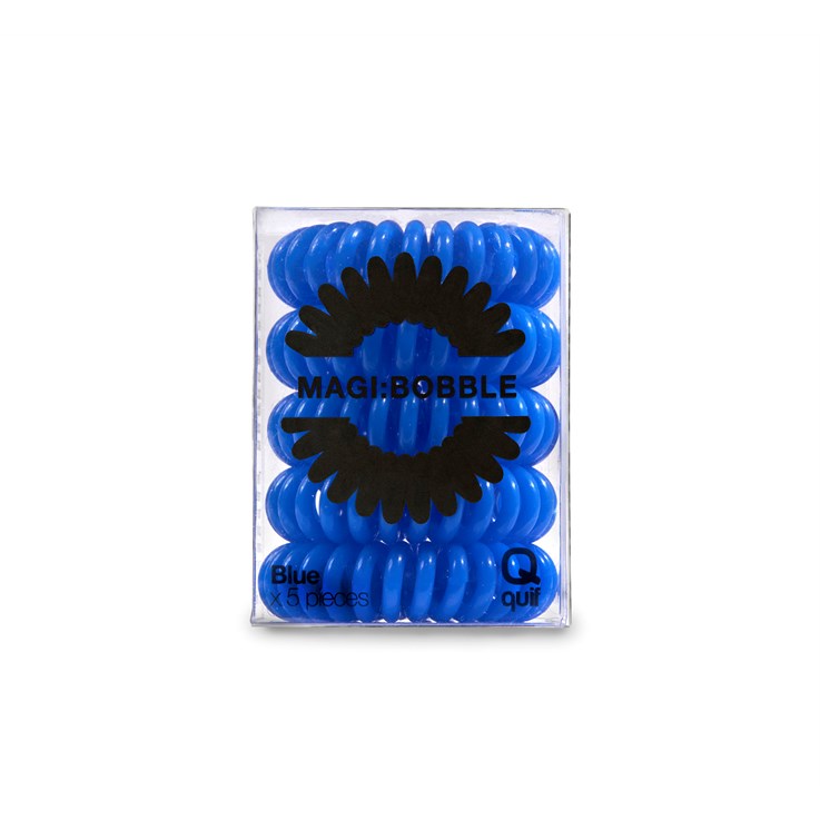 Quif magi:bobble Hair Ties 5 Pack - Blue