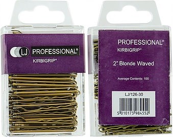4.5cm Waved Kirbigrip Blonde - 100 Pack