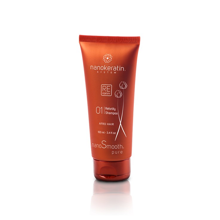 Nanokeratin System Refortify Shampoo Afro Hair - 100ml