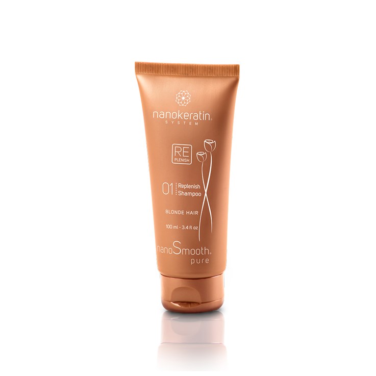 Nanokeratin System Replenish Shampoo Blonde Hair - 100ml