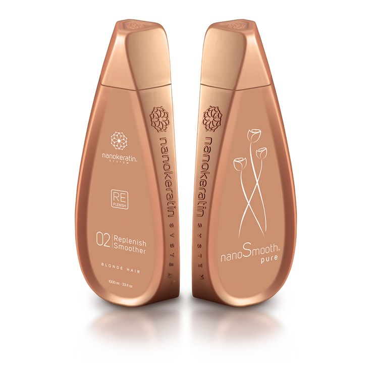 Nanokeratin System Replenish Smoother Blonde Hair - 1L