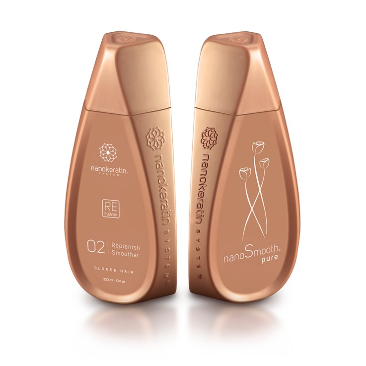 Nanokeratin System Replenish Smoother Blonde Hair - 320ml
