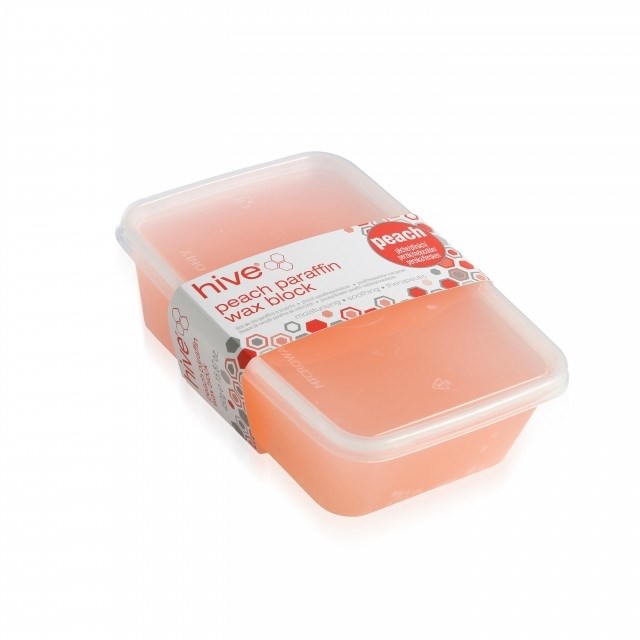 Hive Peach Paraffin Wax 450g Block