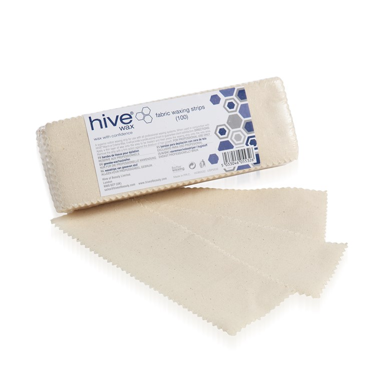 Hive Fabric Waxing Strips 100 Pack
