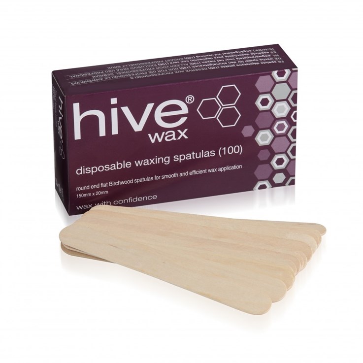Hive Disposable Wooden Waxing Spatulas