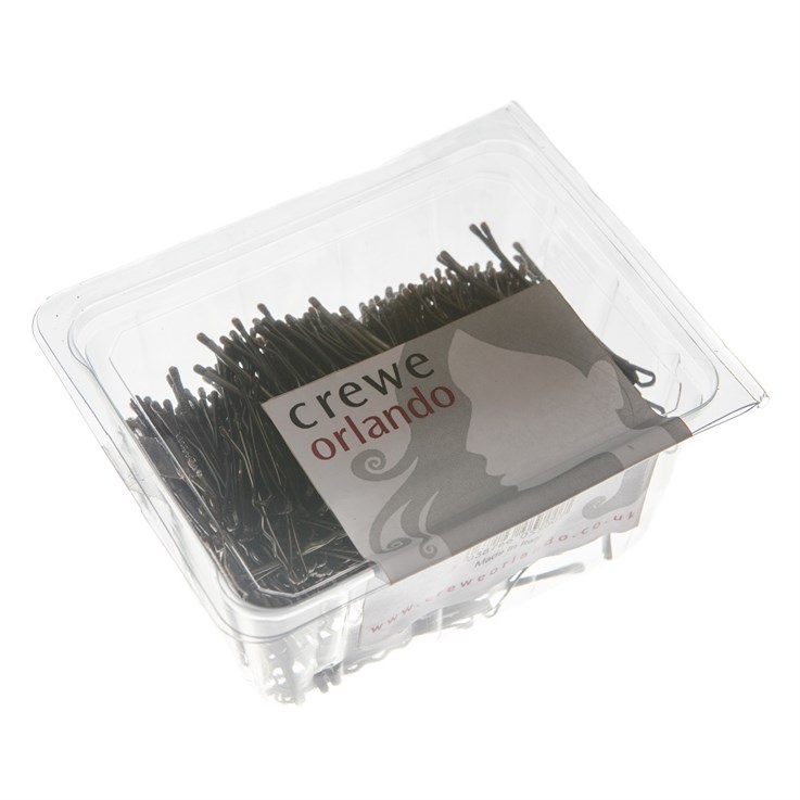 Crewe Orlando 2" Hair Grips Brown 500 Pack