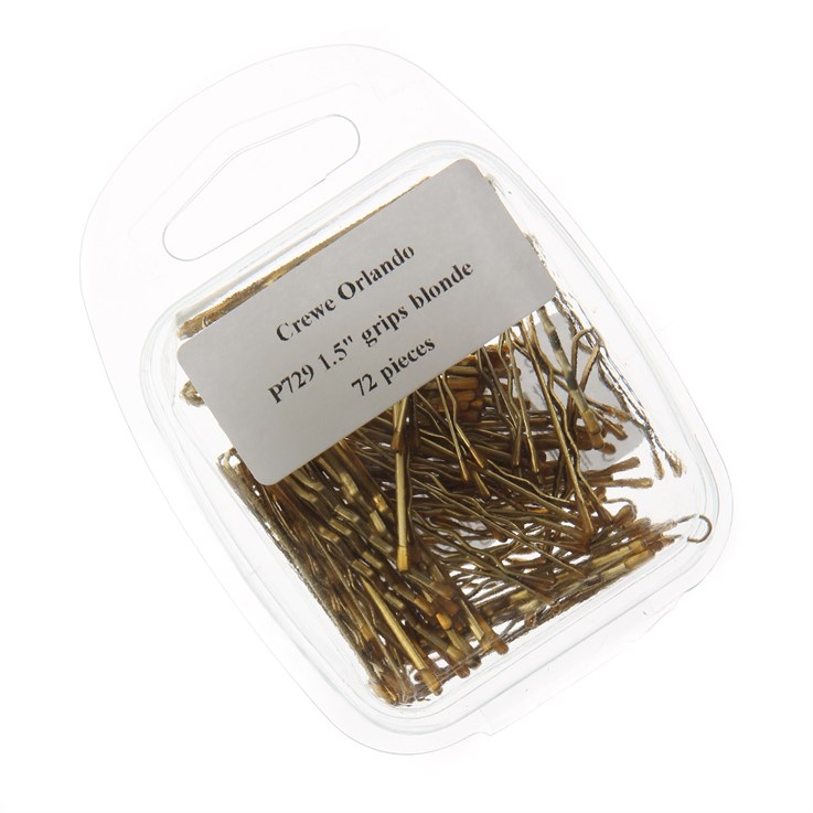 2" Hair Grips Blonde 72 Pack