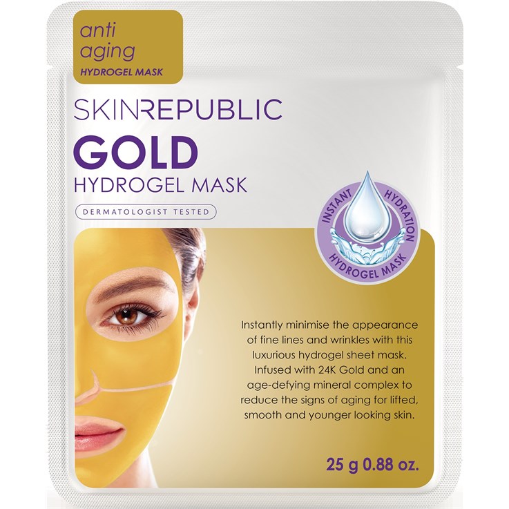 Gold Hydrogel Face Mask