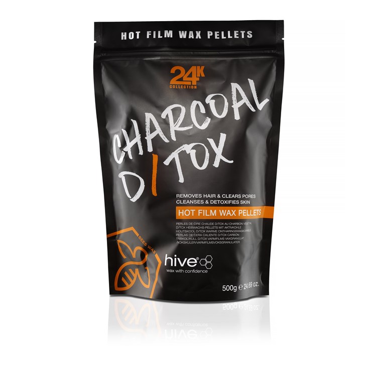 Hive 24k Charcoal Detox Wax Pellets 500g