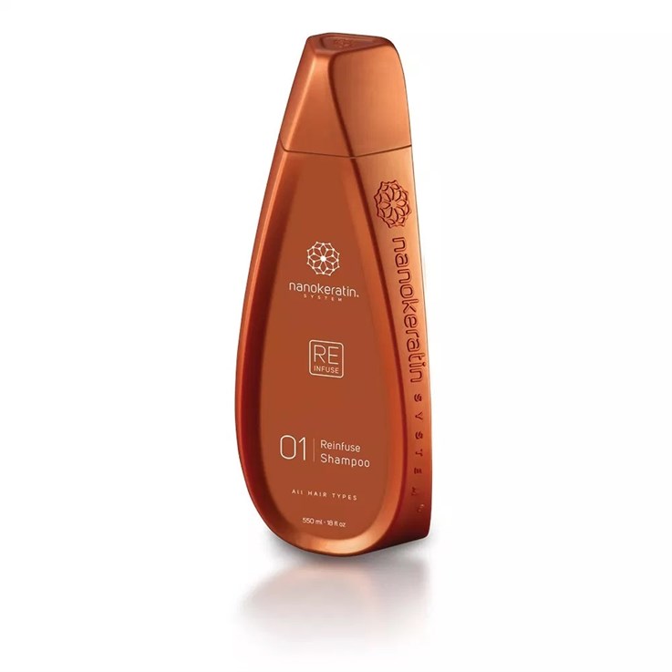 Nanokeratin System Reinfuse Shampoo All Hair Types - 550ml