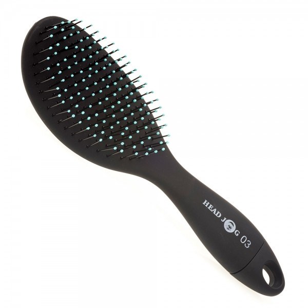 Head Jog 03 Paddle Hair Brush - Black