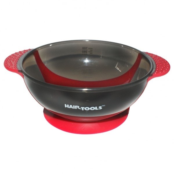 Black & Red Suction Tinit Bowl