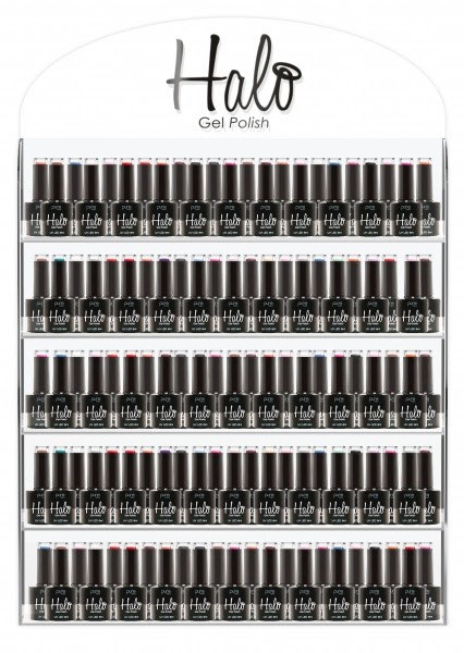 Halo Gel Polish Acrylic Wall Display