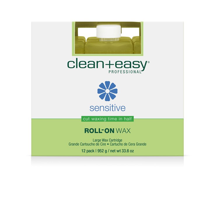Clean+Easy Large Sensitive Wax Refill  12 - Pack