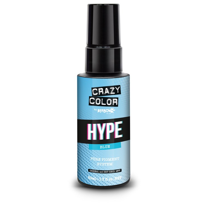 Crazy Color Pure Pigment Hair Colour Drops - Blue 50ml
