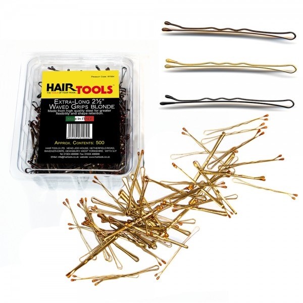 Hair Tools 2.5" Grips Blonde 500 Pack