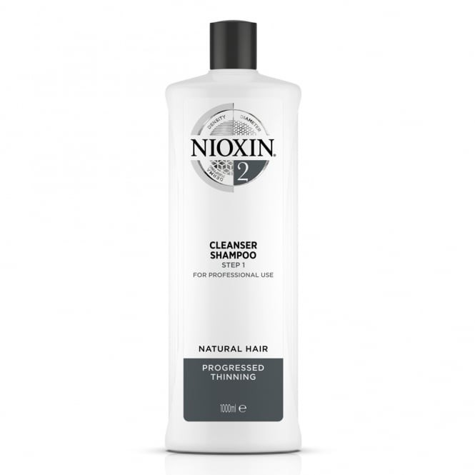 Wella Nioxin System 2 Colour Safe Cleanser Shampoo - 1000ml