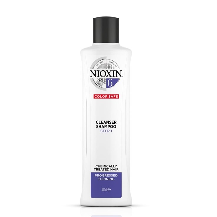 Wella Nioxin System 6 Colour Safe Cleanser Shampoo - 300ml
