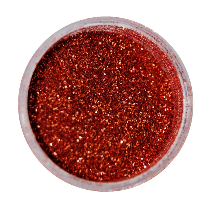Cuccio Icon Nail Art Glitter Dust Burnt Orange - 12g