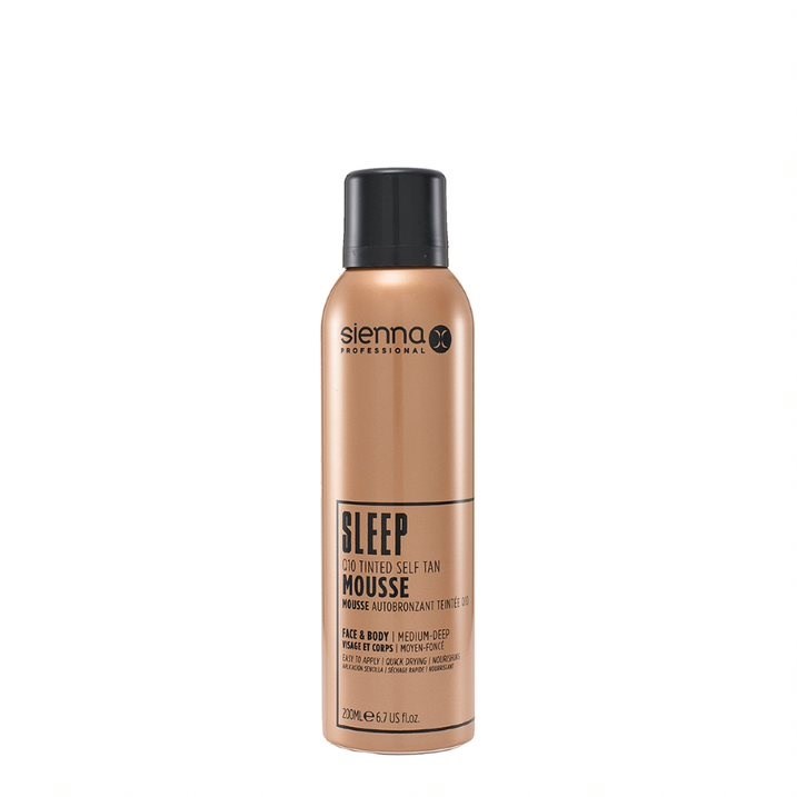 Sienna X Sleep Q10 Tinted Self Tan Mousse 200ml