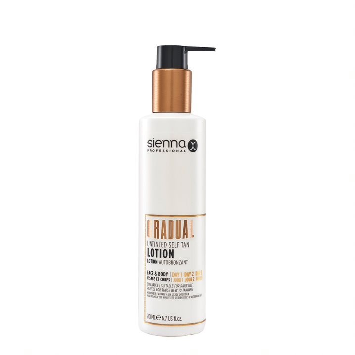 Sienna X Gradual Untinted Self Tan Lotion 200ml