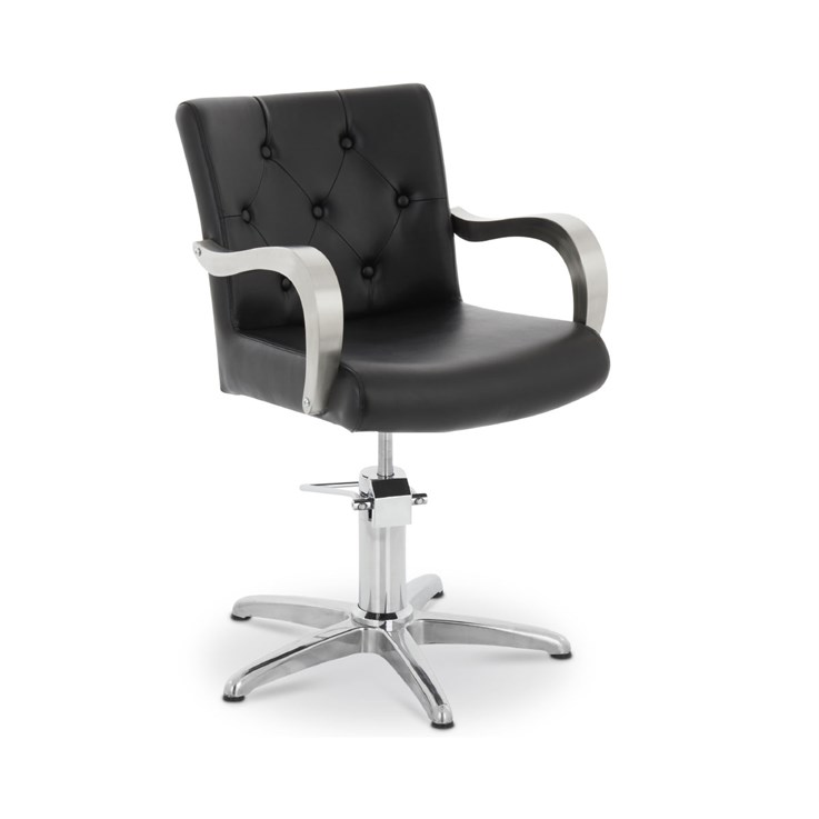 Scorpion Pinnacle Otnes Salon Styling Chair - Black