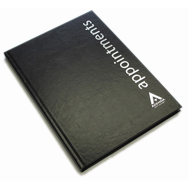 Agenda Appointment Book 6 Assistant Black